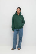 Oversized print hoodie - Gardenia