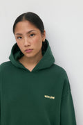 Oversized print hoodie - Gardenia
