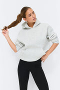 Oversized print hoodie - Mole/adore you