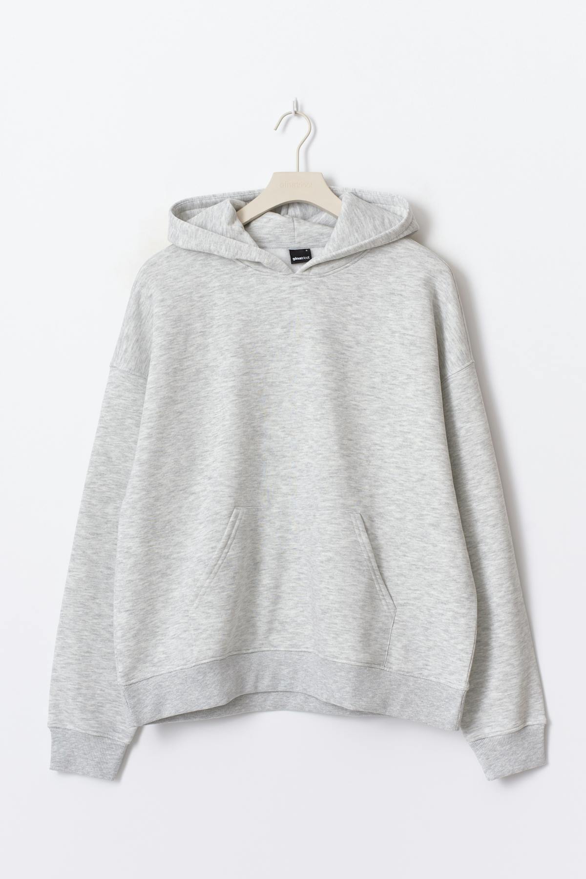 Oversized print hoodie - Tawny port/club