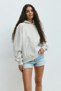 Oversized print hoodie - Lemon/sun