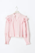 Y boho lace blouse - Ballet slipper