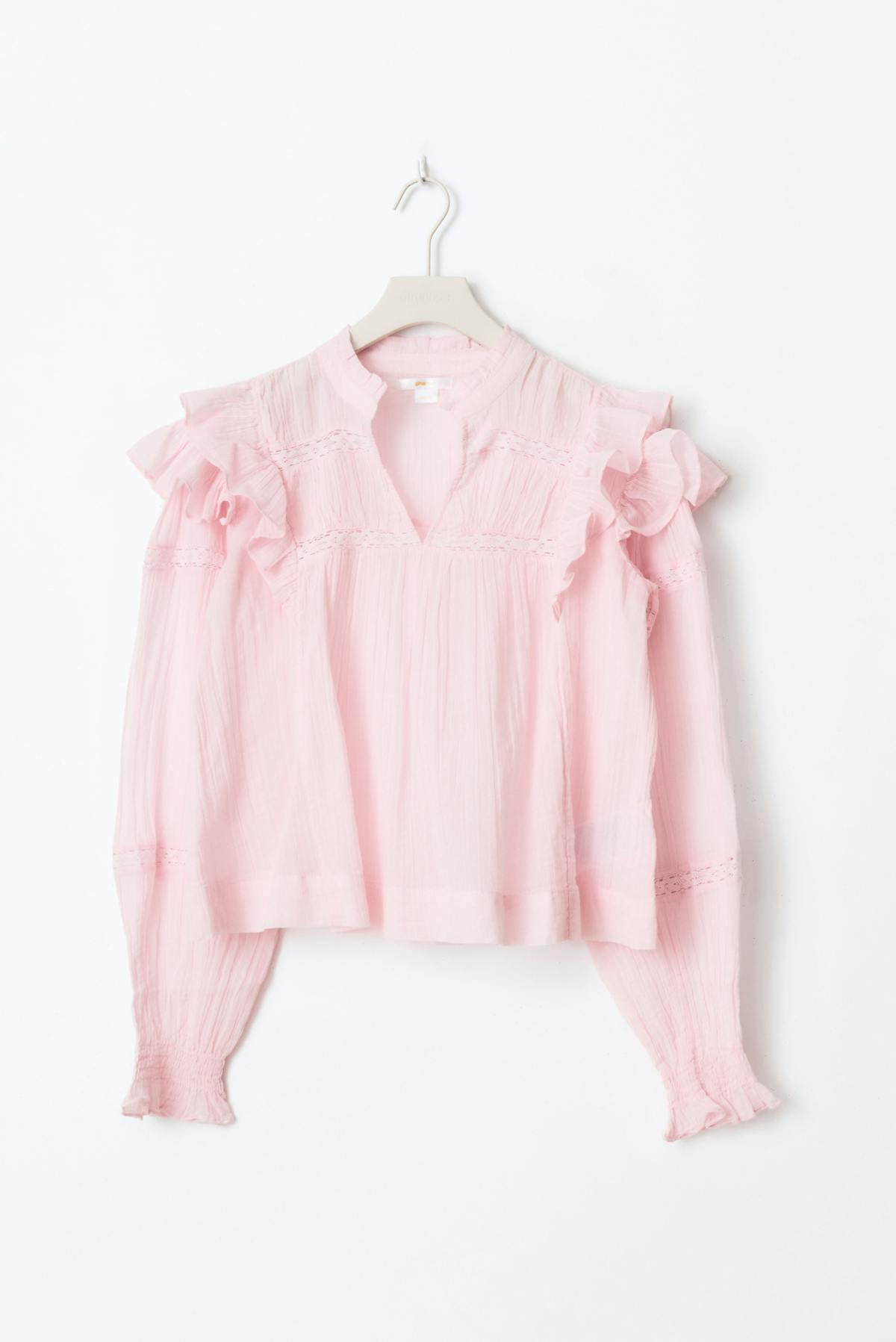Y boho lace blouse - Ballet slipper