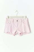 Y chunky denim shorts - Blanc