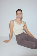 Yoga twist singlet - Crème
