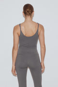 Yoga twist singlet - Gris anthracite