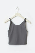 Yoga twist singlet - Gris anthracite