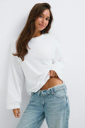 Basic long sleeve tee - Offblack