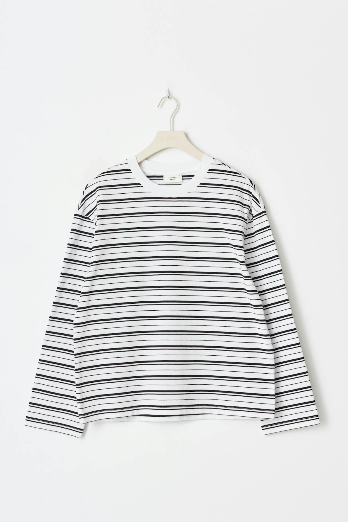 Basic long sleeve tee - Blanc