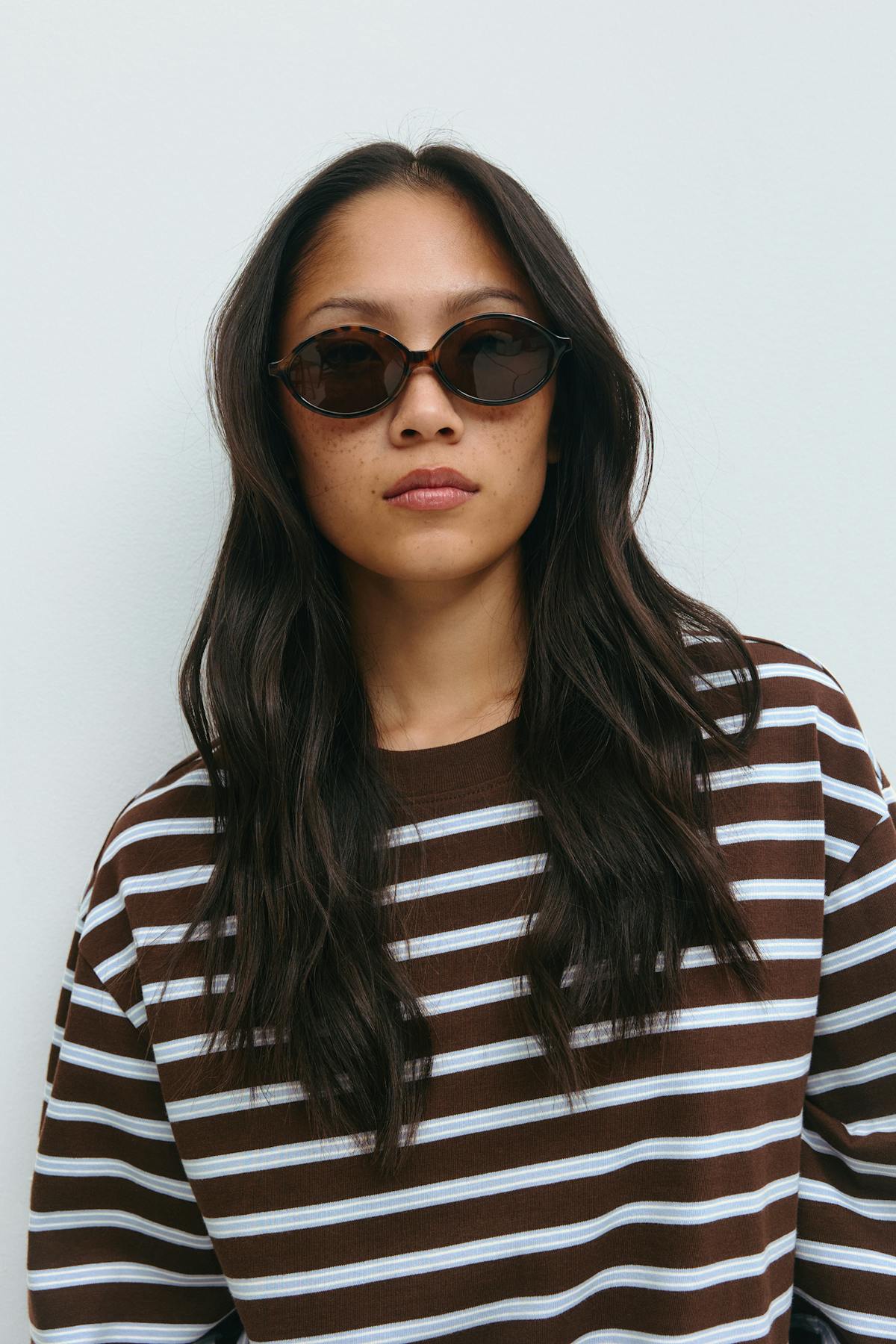 Basic long sleeve tee - Blanc