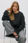 Basic long sleeve tee - Noir