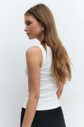 Boatneck tanktop - Noir