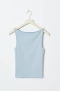 Boatneck tanktop - Blanc