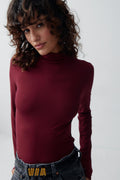 Soft touch polo top - Noir