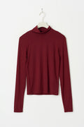 Soft touch polo top - 07 zinfandel