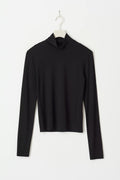 Soft touch polo top - Noir