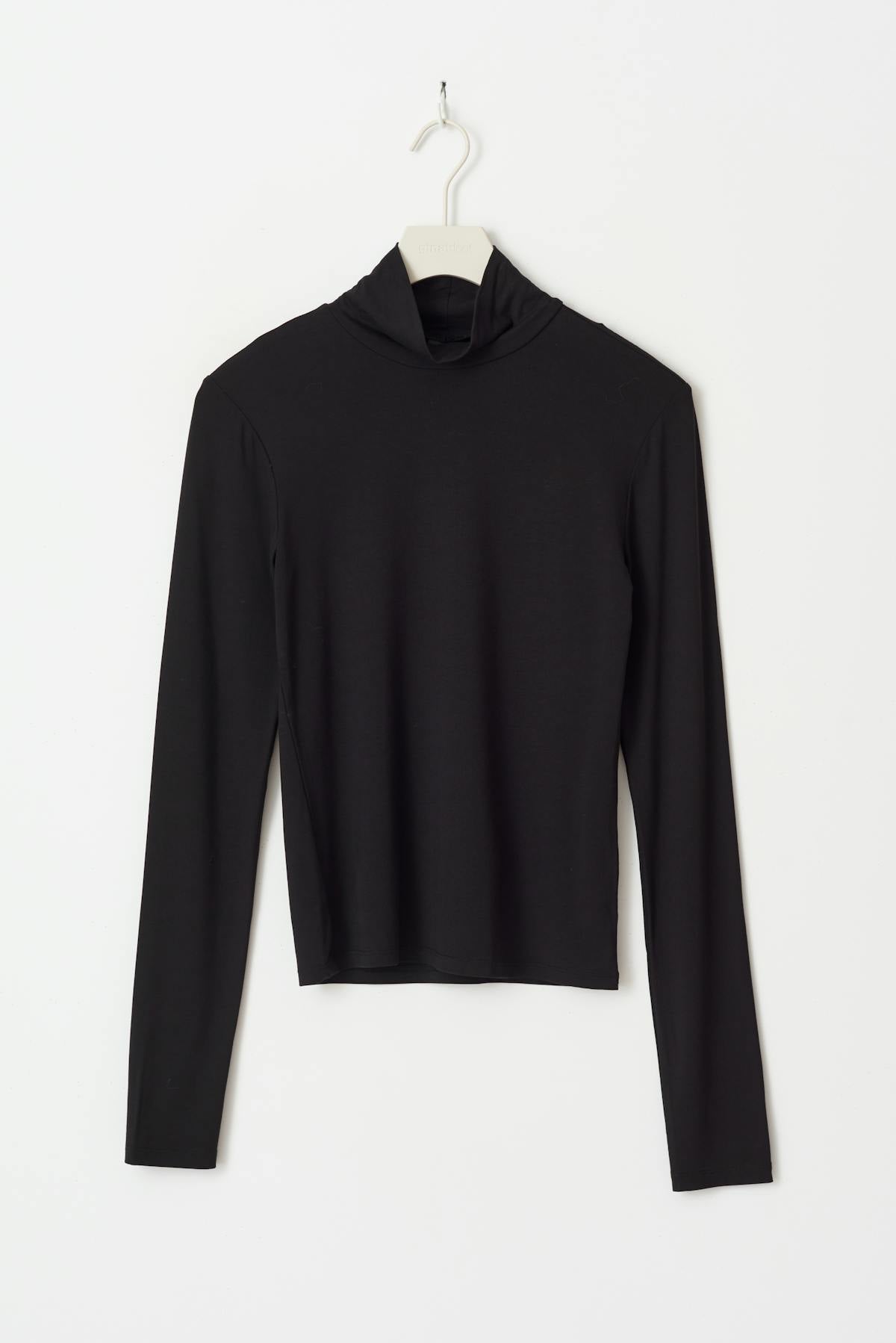 Soft touch polo top - Noir