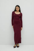Soft touch maxi dress - Noir