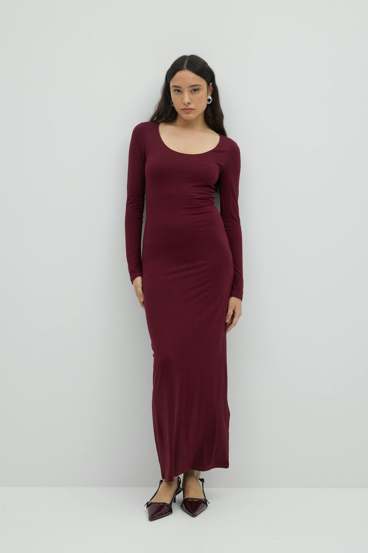 Soft touch maxi dress - Noir