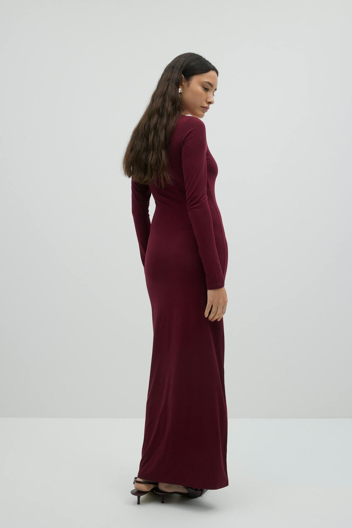 Soft touch maxi dress - Noir