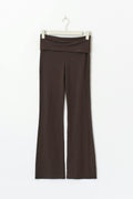 Y low waist yoga leggings - Marron foncé