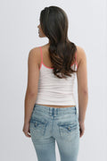 2 pack y basic singlet - Afterglow/white