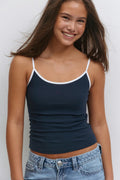 2 pack y basic singlet - Greymel/wine