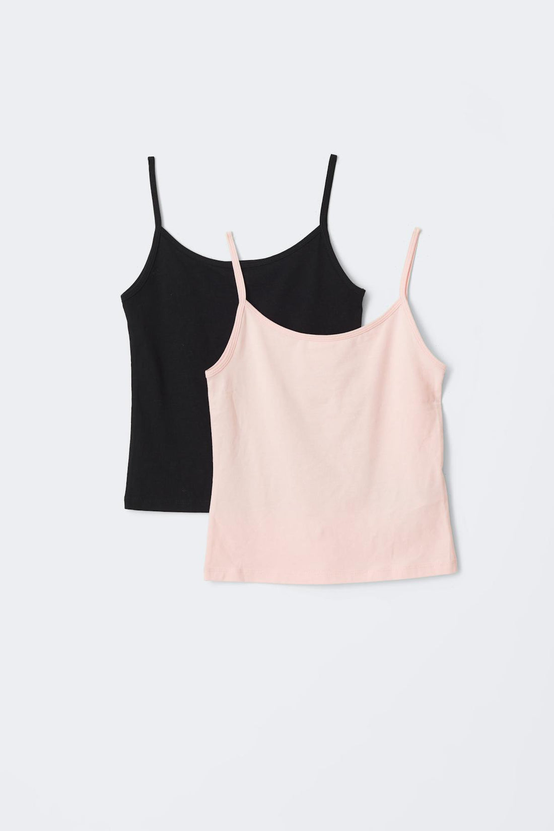 2 pack y basic singlet - Black/pink