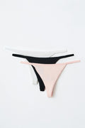 3-pack cotton thong - Multicolore