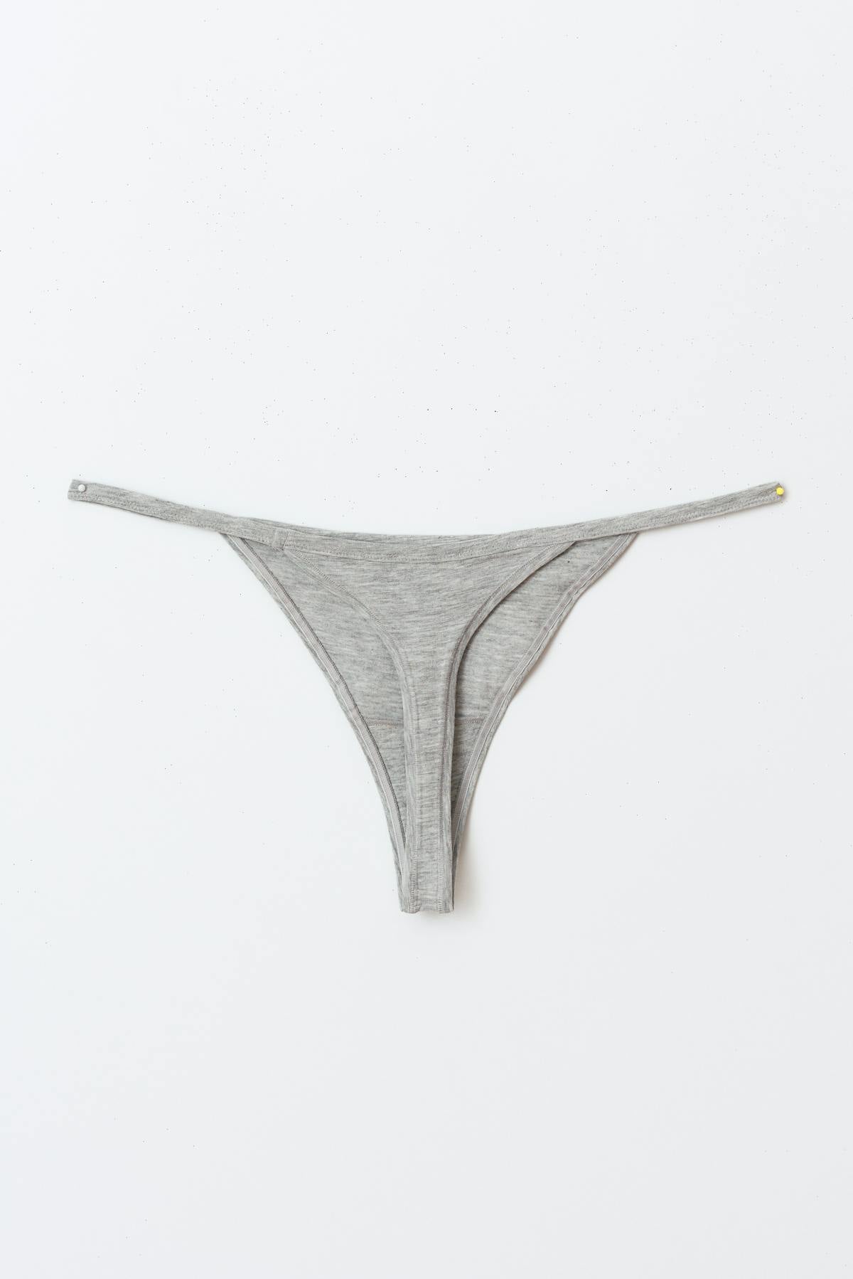 3-pack cotton thong - White/multi
