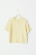 Short sleeve knitted cardigan - Anise flower