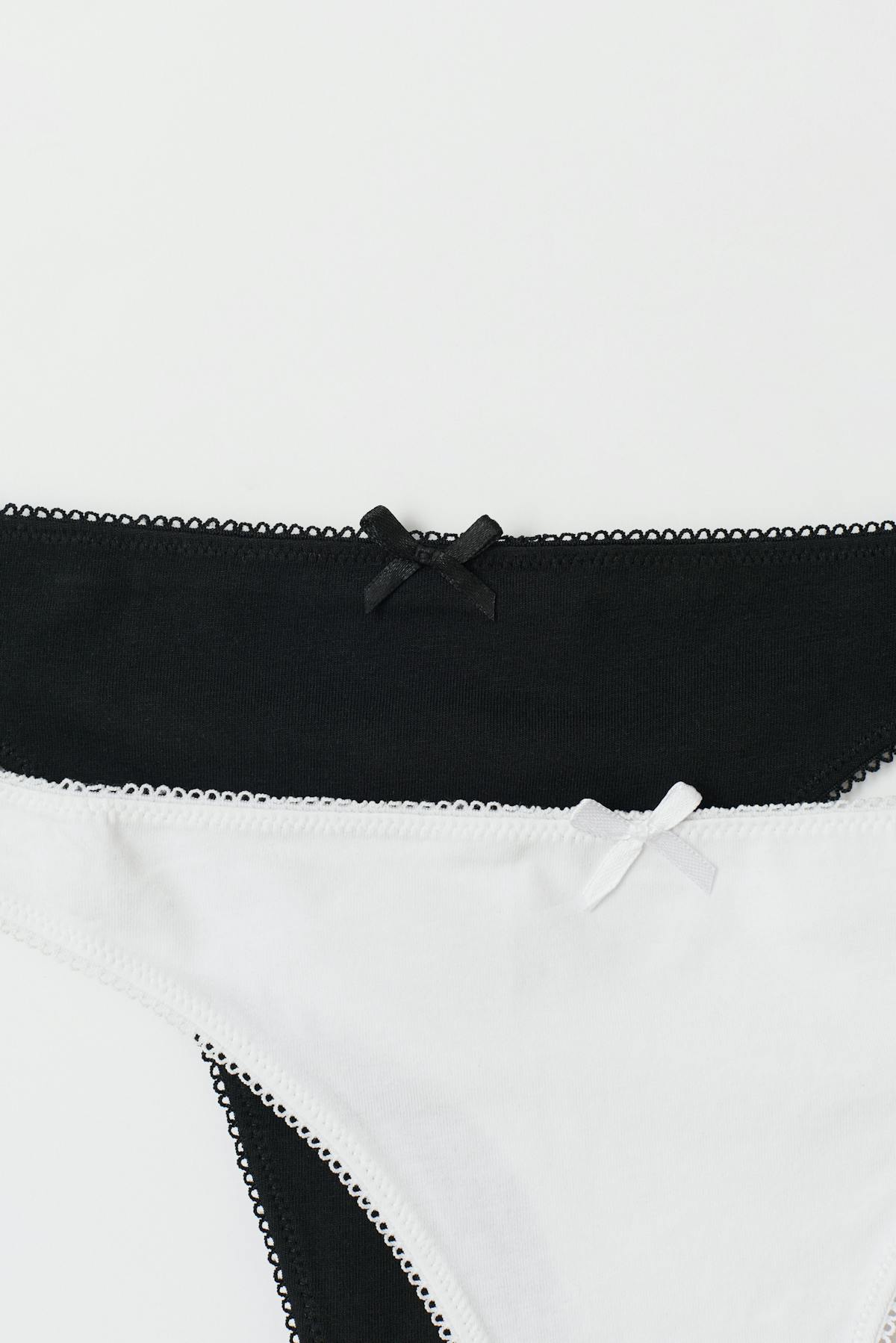 2-pack thong - Pink/grey