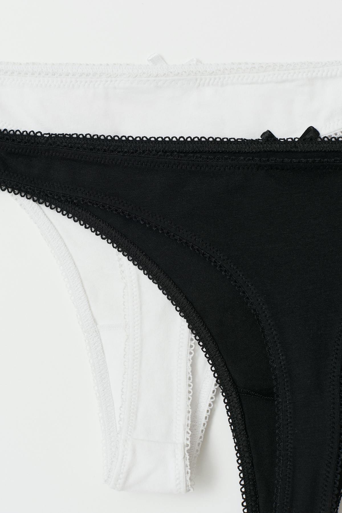 2-pack thong - Pink/grey