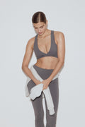 Yoga twist top - Gris anthracite