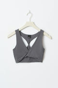 Yoga twist top - Gris anthracite