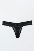2-pack lace thong - Noir