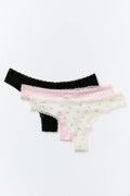 3-pack brazilian - Multi flower