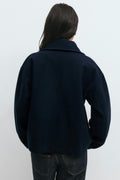 Peacoat felt jacket - Sky captain