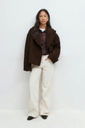 Peacoat felt jacket - Mole