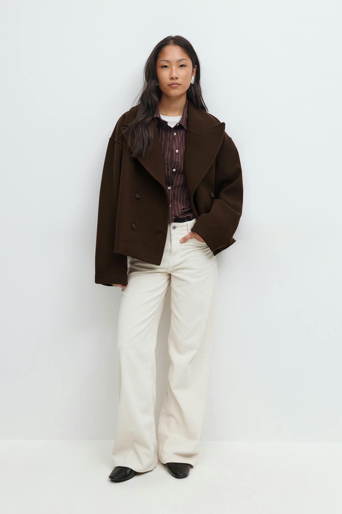 Peacoat felt jacket - Mole