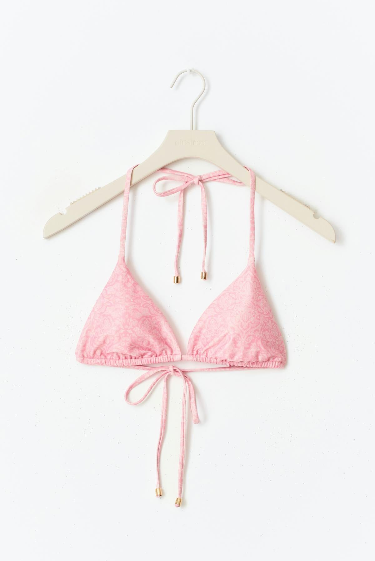 Bikini triangle top - Paisley/aop