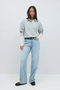 Low wide jeans - Rinse