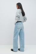 Low wide jeans - Rinse