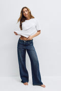 Low wide jeans - Rinse