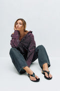 Low wide jeans - Vintage grey