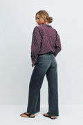 Low wide jeans - Vintage grey