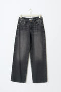 Low wide jeans - Vintage grey