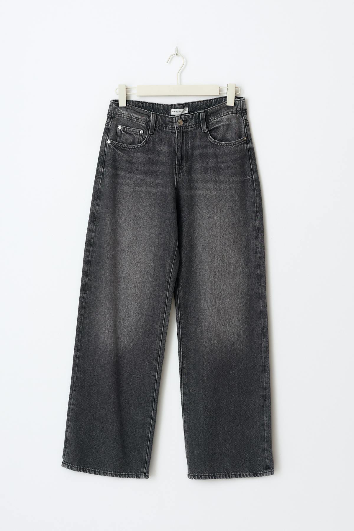 Low wide jeans - Vintage grey