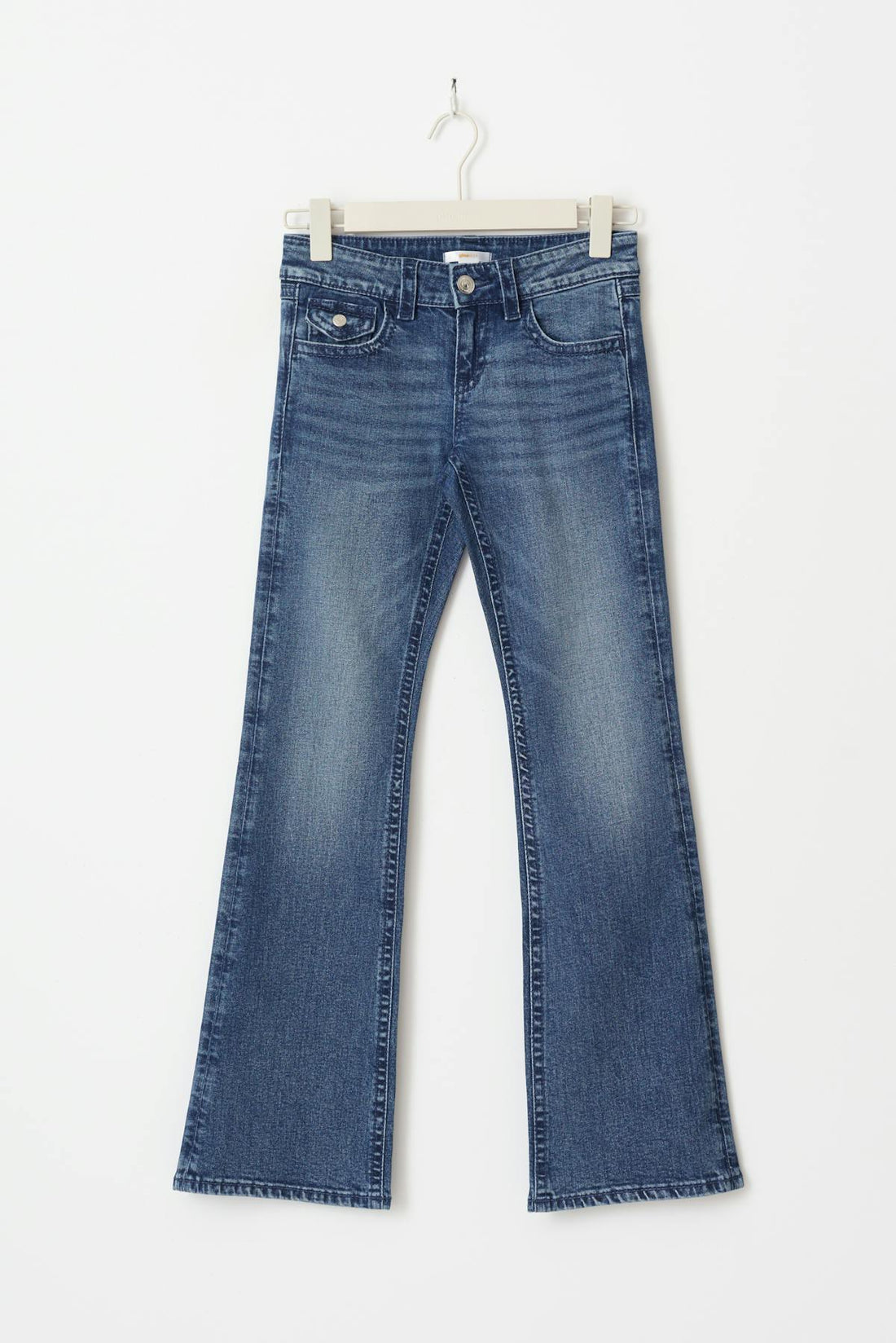 Embroidery tall jeans - Bleu