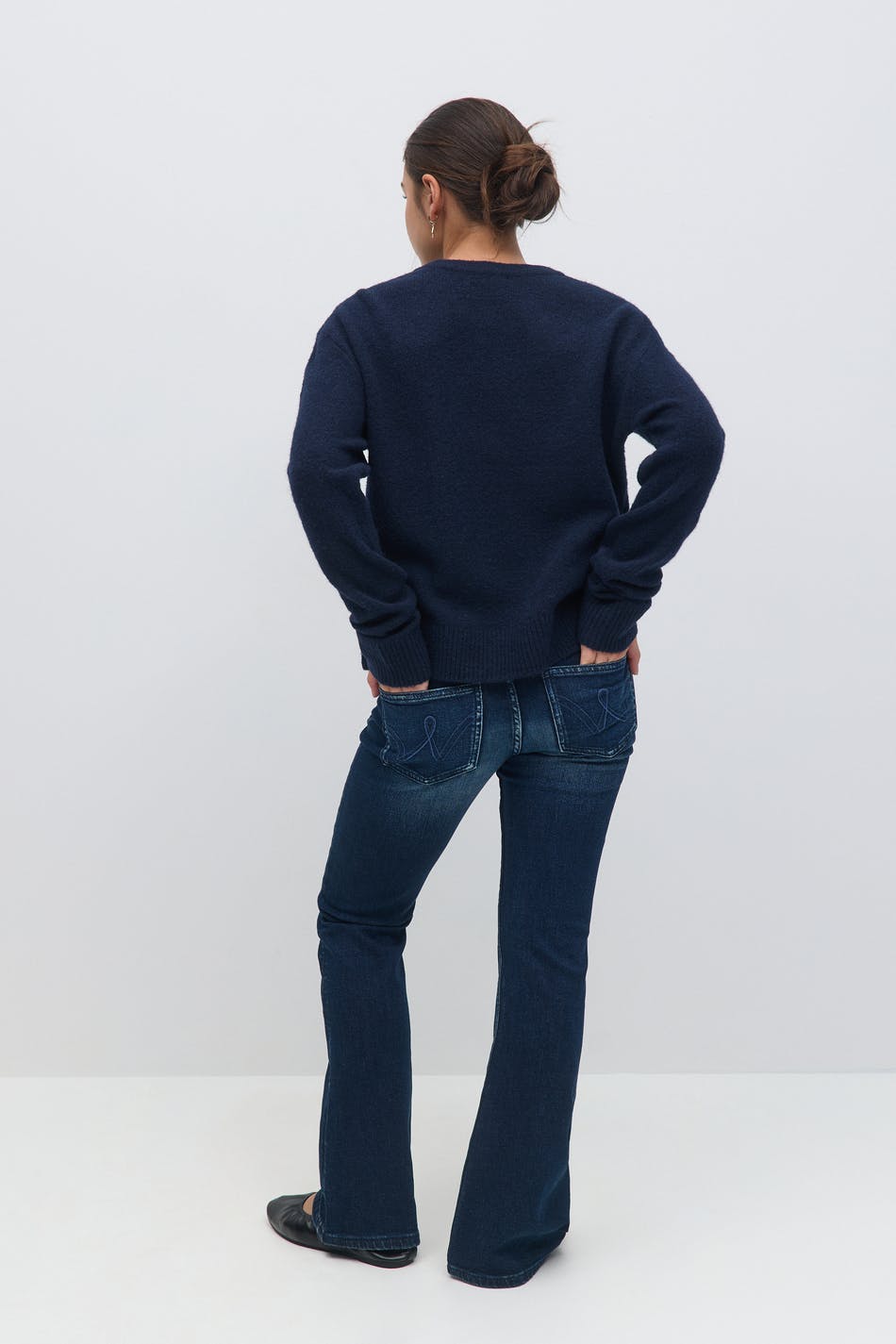 Mid bootcut tall jeans - Bleu foncé
